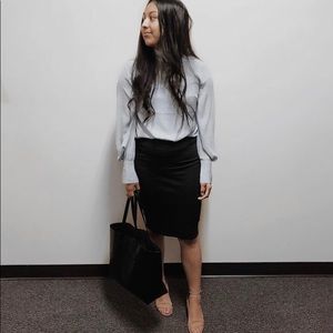 Blouses with stand-up collar